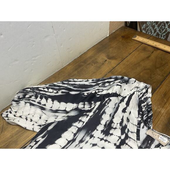 Sofia Made In Italy Tie Dye Tunic Dress M/L Tiered Boho - Picture 3 of 10